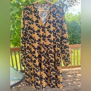 Nine West  women’s size L floral printed dress